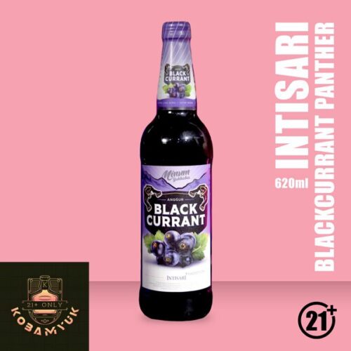 Anggur Ginseng Intisari Anggur Blackcurrant Panther 620ml