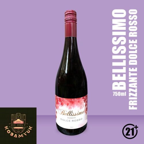 Bellissimo Frizzante Dolce Rosso 750 ml