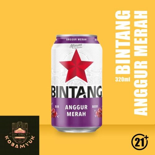 Bintang Anggur Merah Kaleng 320ml